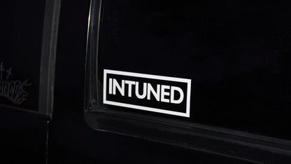 INTUNED BOXED STICKER