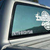 "Faith Over Fear" Sticker V2
